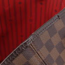 LOUIS VUITTON Damier Ebene Neverfull MM Tote Bag N51105 LV Auth 212501V-25