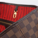 LOUIS VUITTON Damier Ebene Neverfull MM Tote Bag N51105 LV Auth 212501V-26
