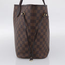 LOUIS VUITTON Damier Ebene Neverfull MM Tote Bag N51105 LV Auth 212501V-5