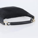 GUCCI Shoulder Bag Nylon Black Gold 001 4157 Auth 212507-7