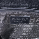 CHANEL 2.55 Executive Tote Bag Leather Black Silver CC Auth 212508SAV-14
