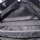 CHANEL 2.55 Executive Tote Bag Leather Black Silver CC Auth 212508SAV-15
