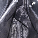 CHANEL 2.55 Executive Tote Bag Leather Black Silver CC Auth 212508SAV-17