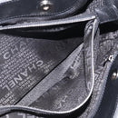 CHANEL 2.55 Executive Tote Bag Leather Black Silver CC Auth 212508SAV-22