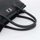 CHANEL 2.55 Executive Tote Bag Leather Black Silver CC Auth 212508SAV-7