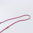 PRADA Shoulder Bag Nylon Pink Gold Auth 212510A-8