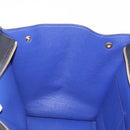 CELINE Trapeze Hand Bag Leather 2way Beige Gold Auth 212511V-25