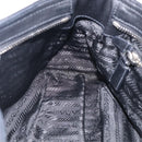 PRADA Shoulder Bag Leather Black Silver Auth 212515A-23