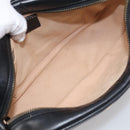 GUCCI GG Marmont Shoulder Bag Leather Black Gold 447632 Auth 212516V-16
