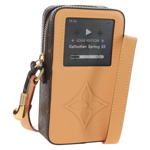 LOUIS VUITTON Monogram Music Player Wearable Wallet Bag M14063 LV Auth 212521SAM