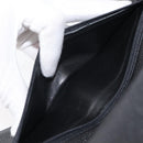 CHANEL Matelasse 25 Classic Double Flap Chain Caviar Skin Black CC Auth 212523SM-19