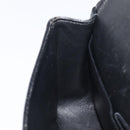 CHANEL Matelasse 25 Classic Double Flap Chain Caviar Skin Black CC Auth 212523SM-25