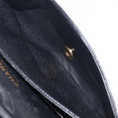 CHANEL Matelasse 25 Classic Double Flap Chain Caviar Skin Black CC Auth 212523SM-27