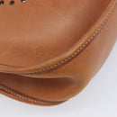 HERMES Evelyn 1PM Shoulder Bag Leather Brown Silver Auth 212524V-13