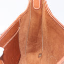HERMES Evelyn 1PM Shoulder Bag Leather Brown Silver Auth 212524V-22