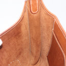 HERMES Evelyn 1PM Shoulder Bag Leather Brown Silver Auth 212524V-23