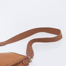 HERMES Evelyn 1PM Shoulder Bag Leather Brown Silver Auth 212524V-9