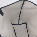 Goyard Herringbone Saint Louis PM Tote Bag PVC Navy Silver Auth 212528SAV-18