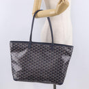 Goyard Herringbone Artois MM Tote Bag PVC Leather Navy Auth 212529SM-21