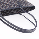Goyard Herringbone Artois MM Tote Bag PVC Leather Navy Auth 212529SM-7