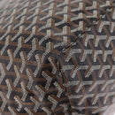 Goyard Herringbone Saint Louis GM Tote Bag PVC Black Auth 212530SM-10