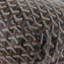 Goyard Herringbone Saint Louis GM Tote Bag PVC Black Auth 212530SM-11
