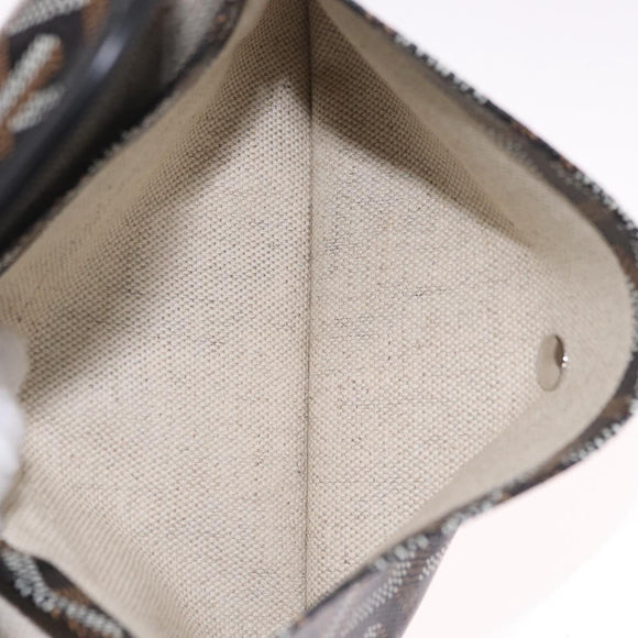 Goyard Herringbone Saint Louis GM Tote Bag PVC Black Auth 212530SM