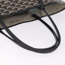 Goyard Herringbone Saint Louis GM Tote Bag PVC Black Auth 212530SM-7