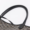 Goyard Herringbone Saint Louis GM Tote Bag PVC Black Auth 212530SM-8