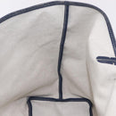 Goyard Herringbone Saint Louis PM Tote Bag PVC Blue Silver Auth 212531SAV-22