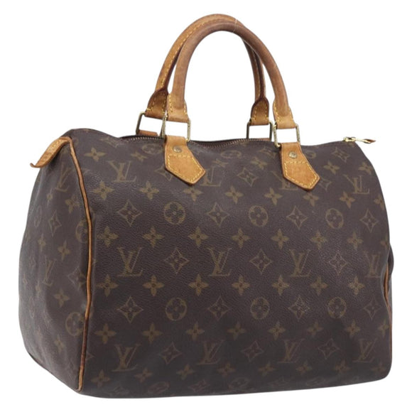 LOUIS VUITTON Monogram Speedy 30 Hand Bag M41526 LV Auth 212538