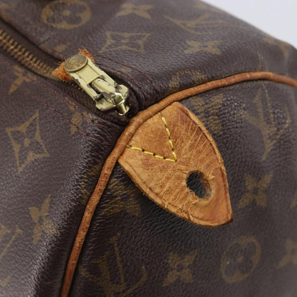 LOUIS VUITTON Monogram Speedy 30 Hand Bag M41526 LV Auth 212538