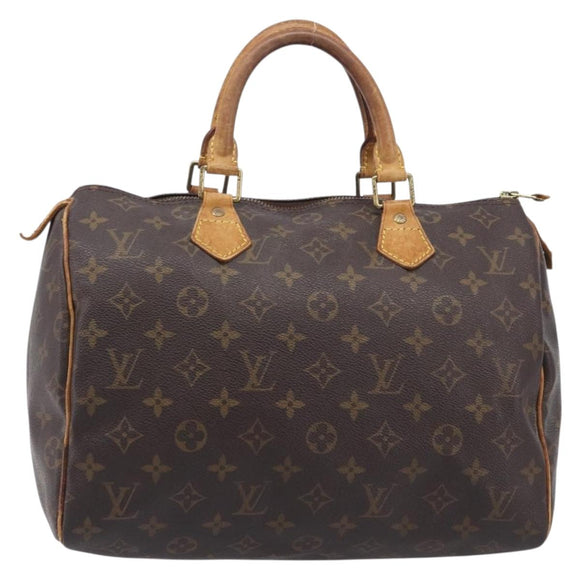 LOUIS VUITTON Monogram Speedy 30 Hand Bag M41526 LV Auth 212538