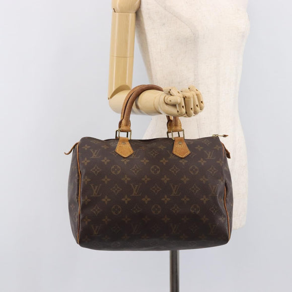 LOUIS VUITTON Monogram Speedy 30 Hand Bag M41526 LV Auth 212538