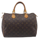 LOUIS VUITTON Monogram Speedy 30 Hand Bag M41526 LV Auth 212538-3