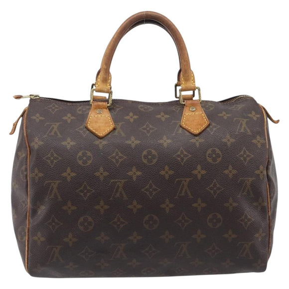 LOUIS VUITTON Monogram Speedy 30 Hand Bag M41526 LV Auth 212538