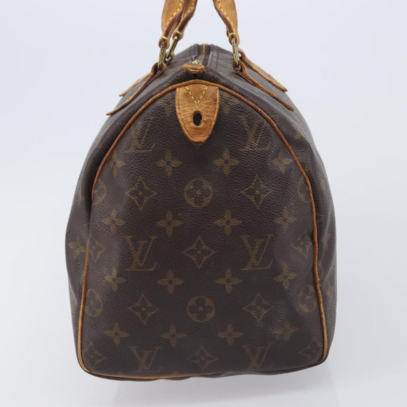 LOUIS VUITTON Monogram Speedy 30 Hand Bag M41526 LV Auth 212538