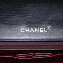 CHANEL Matelasse Chain Shoulder Bag Lamb Skin Black Gold CC Auth 212540SAV-19