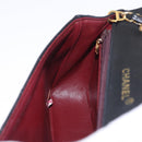 CHANEL Matelasse Chain Shoulder Bag Lamb Skin Black Gold CC Auth 212540SAV-22