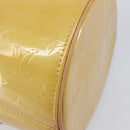 LOUIS VUITTON Monogram Vernis Bedford Hand Bag Beige M91006 LV Auth 212541V-10