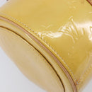LOUIS VUITTON Monogram Vernis Bedford Hand Bag Beige M91006 LV Auth 212541V-11