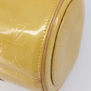 LOUIS VUITTON Monogram Vernis Bedford Hand Bag Beige M91006 LV Auth 212541V-12