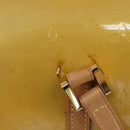 LOUIS VUITTON Monogram Vernis Bedford Hand Bag Beige M91006 LV Auth 212541V-17