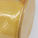 LOUIS VUITTON Monogram Vernis Bedford Hand Bag Beige M91006 LV Auth 212541V-18