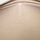 LOUIS VUITTON Monogram Vernis Bedford Hand Bag Beige M91006 LV Auth 212541V-19