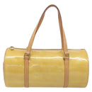 LOUIS VUITTON Monogram Vernis Bedford Hand Bag Beige M91006 LV Auth 212541V-2