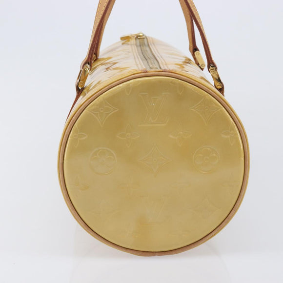 LOUIS VUITTON Monogram Vernis Bedford Hand Bag Beige M91006 LV Auth 212541V