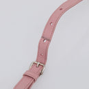 Miu Miu Matelasse Hand Bag Leather 3way Pink Silver Auth 212550A-13