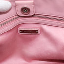 Miu Miu Matelasse Hand Bag Leather 3way Pink Silver Auth 212550A-21