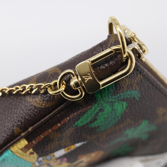 LOUIS VUITTON Monogram Vivienne Mini Pochette Accessoires M82841 LV Auth 212552M